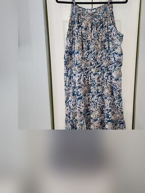 Gilli Blue Multicolor Floral  Dress